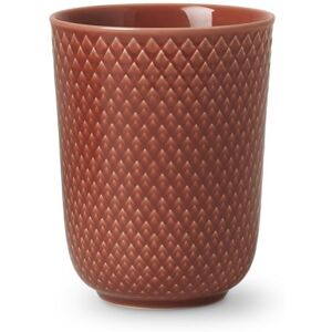 Lyngby  Porcelæn Lyngby Porcelæn Rhombe Krus 33 cl - Terracotta