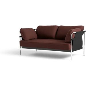 HAY Can 2 Seater L: 172 cm - Steelcut 655 / Chromed Steel