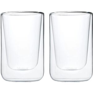 Blomus Nero Cappuccino Glasses Sæt á 2 stk 250 ml - Clear