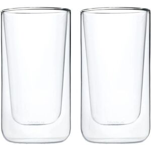 Blomus Nero Latte Macchiato Glasses Sæt á 2 stk 320 ml - Clear