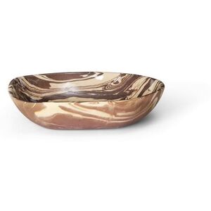 Ferm Living Ryu Bowl B: 28 cm - Sand/Brown