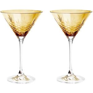 Frederik Bagger Crispy Cocktail Glas 2 stk 22 cl - Citrine/Amber