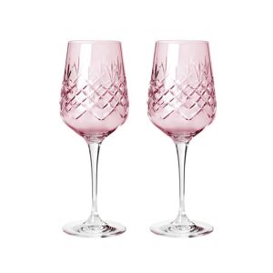 Frederik Bagger Crispy Monsieur Rødvinsglas 2 stk 45 cl - Topaz/Pink