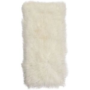 Natures Collection Tibetan Sheepskin Plaid Premium Quality 60x120 cm - Ivory