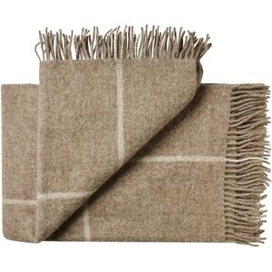 Silkeborg Uldspinderi Mandø Plaid 140x240cm - Oak Brown OUTLET