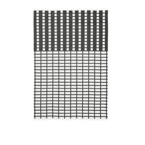 Kristina Dam Studio Contemporary Throw Plaid 130x180 cm - Black/Off White