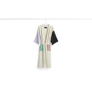 HAY Waffle Bathrobe One Size - Off White Multi