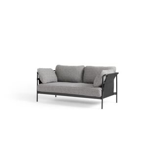 HAY Can 2 Seater L: 172 cm - Olavi by 03 / Black Powder Coated Steel
