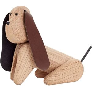 Andersen Furniture My Dog Figur Large 11x13x6 cm - Oak