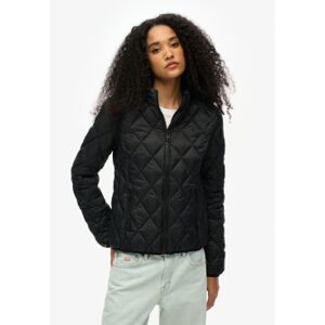 Superdrytil Kvinder. W5011919a Diamond Quilt Fuji Lite Jacket Sort (S), Casual, Nylon Superdrytil Kvinder. W5011919a Diamond Quilt Fuji Lite Jacket Sort (S), Casual, Nylon