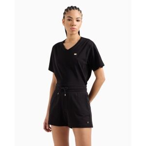 Ea7til Kvinder. 7w000079_af13135 Felpa Shorts Sort (Xl), Casual, Sport, Bomuld, Multisport Ea7til Kvinder. 7w000079_af13135 Felpa Shorts Sort (Xl), Casual, Sport, Bomuld, Multisport