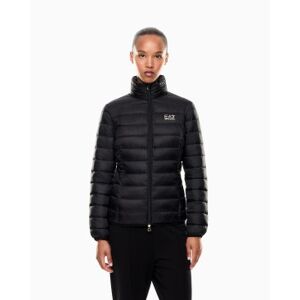 Ea7til Kvinder. 7w000473_af12477 Let Polstret Nylonjakke Core Sort (L), Casual, Polyester Ea7til Kvinder. 7w000473_af12477 Let Polstret Nylonjakke Core Sort (L), Casual, Polyester