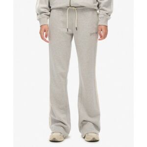 Superdrytil Kvinder. W7011279a Jogger Athletic Stripe Flare Jogger Pants Grå (L), Casual, Bomuld Superdrytil Kvinder. W7011279a Jogger Athletic Stripe Flare Jogger Pants Grå (L), Casual, Bomuld