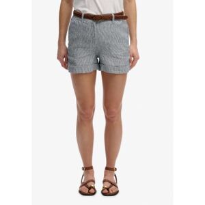 Superdrytil Kvinder. W7110496a Shorts Mid Rise Hør Blå (32), Casual, Linned Superdrytil Kvinder. W7110496a Shorts Mid Rise Hør Blå (32), Casual, Linned
