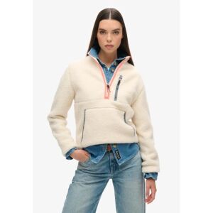 Superdrytil Kvinder. W2012341a Outdoor Fleece Half Zip Fleece Beige (S), Casual, Polyester Superdrytil Kvinder. W2012341a Outdoor Fleece Half Zip Fleece Beige (S), Casual, Polyester