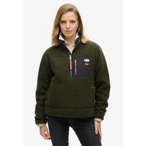 Superdrytil Kvinder. W2012343a Vintage Retro Half-Zip Fleece Grøn (Xl), Casual, Polyester Superdrytil Kvinder. W2012343a Vintage Retro Half-Zip Fleece Grøn (Xl), Casual, Polyester