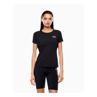 Ea7til Kvinder. 7w000795_af18476 Vigor7 Essential T-Shirt Sort (Xxs), Sport, Multisport, Polyester, Korte Ærmer Ea7til Kvinder. 7w000795_af18476 Vigor7 Essential T-Shirt Sort (Xxs), Sport, Multisport, Polyester, Korte Ærmer