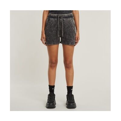 G-Startil Kvinder. D26562-D575-H365 Shorts Overdyed Sweat Sort (S), Casual, Økologisk Bomuld, Bæredygtig G-Startil Kvinder. D26562-D575-H365 Shorts Overdyed Sweat Sort (S), Casual, Økologisk Bomuld, Bæredygtig