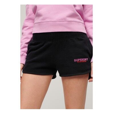 Superdrytil Kvinder. W7110416a Sportswear Racer Shorts Sort (S), Casual, Bomuld Superdrytil Kvinder. W7110416a Sportswear Racer Shorts Sort (S), Casual, Bomuld