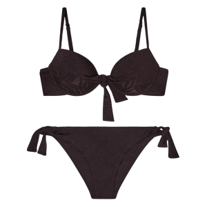Giorgio Armani Emporio Armanitil Kvinder. Ew000785_af20241 Bikini Jacquard-Mønster Brun (Xl), Badetøj, Polyester Giorgio Armani Emporio Armanitil Kvinder. Ew000785_af20241 Bikini Jacquard-Mønster Brun (Xl), Badetøj, Polyester