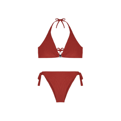 Giorgio Armani Emporio Armanitil Kvinder. Ew003272_af20238 Bikini Tekstureret Lycra Brun (M), Badetøj, Polyester Giorgio Armani Emporio Armanitil Kvinder. Ew003272_af20238 Bikini Tekstureret Lycra Brun (M), Badetøj, Polyester