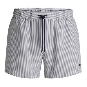 Bosstil Mænd. 50540042 Navy-Stribet Badedragt I Sirsaka-Stof (Xxl), Badetøj, Genanvendt Polister, Bæredygtig, Blå Bosstil Mænd. 50540042 Navy-Stribet Badedragt I Sirsaka-Stof (Xxl), Badetøj, Genanvendt Polister, Bæredygtig, Blå