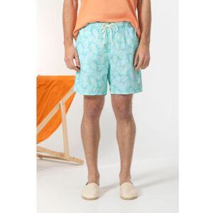 Elpulpotil Mænd. 11090226420 Badedragt Med Turkise Blade (S), Badetøj, Polyester Elpulpotil Mænd. 11090226420 Badedragt Med Turkise Blade (S), Badetøj, Polyester