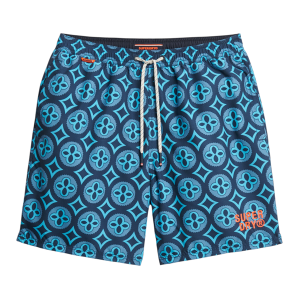 Superdrytil Mænd. M3010250a Badedragt Med Blåt Mosaikprint (M), Badetøj, Genanvendt Polister, Bæredygtig Superdrytil Mænd. M3010250a Badedragt Med Blåt Mosaikprint (M), Badetøj, Genanvendt Polister, Bæredygtig