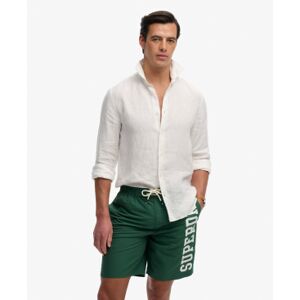 Superdrytil Mænd. M3010268a Logo 19 Boardshort Grøn (L), Badetøj, Genanvendt Polister Superdrytil Mænd. M3010268a Logo 19 Boardshort Grøn (L), Badetøj, Genanvendt Polister