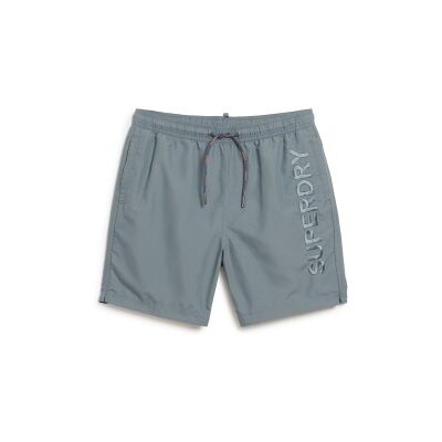 Superdrytil Mænd. M3010227a Premium Broderet Badedragt Grå (S), Badetøj, Bæredygtig, Genanvendt Polyester Superdrytil Mænd. M3010227a Premium Broderet Badedragt Grå (S), Badetøj, Bæredygtig, Genanvendt Polyester