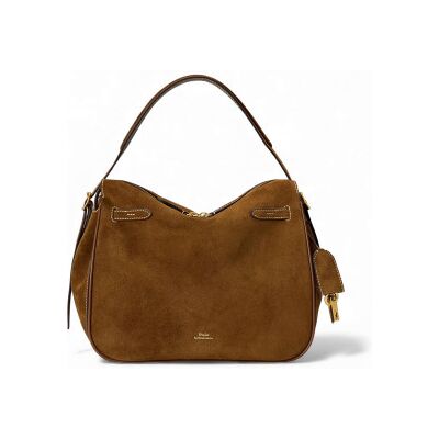Polo Ralph Laurentil Kvinder. 428962627001 Brun Ruskind Polo Id Satchel Taske (Osfa), Casual, Læder Polo Ralph Laurentil Kvinder. 428962627001 Brun Ruskind Polo Id Satchel Taske (Osfa), Casual, Læder