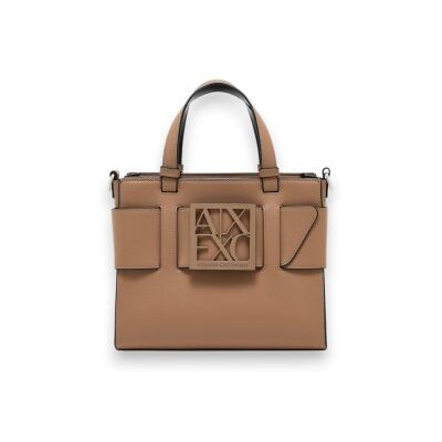 Giorgio Armani A x Armani Exchangetil Kvinder. 9426900a874u6186 Susy Taske Med Logo Og Aftagelig Rem, Brun (Osfa), Casual, Polyuretan Giorgio Armani A x Armani Exchangetil Kvinder. 9426900a874u6186 Susy Taske Med Logo Og Aftagelig Rem, Brun (Osfa), Casual, Polyuretan