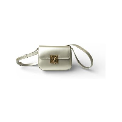 Giorgio Armani A x Armani Exchangetil Kvinder. Xw002170af21362u1046 Mini Skuldertaske I Guld (Osfa), Guldfarvet, Casual, Polyuretan Giorgio Armani A x Armani Exchangetil Kvinder. Xw002170af21362u1046 Mini Skuldertaske I Guld (Osfa), Guldfarvet, Casual, Polyuretan