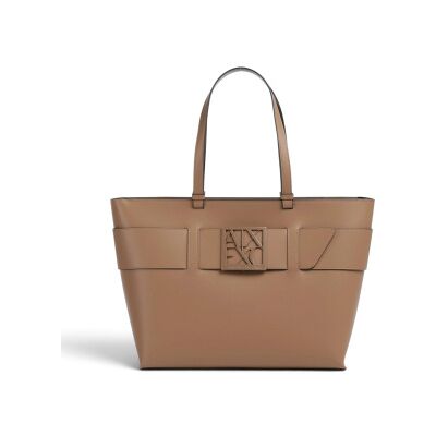 Giorgio Armani A x Armani Exchangetil Kvinder. 9491270a874u6186 Shopper Taske Susy M Brun (Osfa), Casual, Polyuretan Giorgio Armani A x Armani Exchangetil Kvinder. 9491270a874u6186 Shopper Taske Susy M Brun (Osfa), Casual, Polyuretan