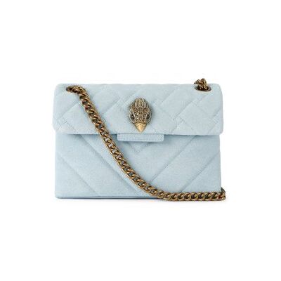 Kurt Geigertil Kvinder. 5017382219 Mini Kensington Skuldertaske I Turkis Ruskind (Osfa), Blå, Casual Kurt Geigertil Kvinder. 5017382219 Mini Kensington Skuldertaske I Turkis Ruskind (Osfa), Blå, Casual