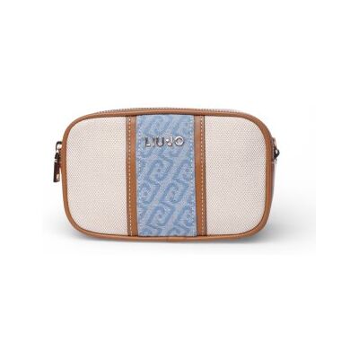 Liu Jotil Kvinder. Aa6100-T388a Lille Skuldertaske (Osfa), Blå, Beige, Casual, Denim, Polyester Liu Jotil Kvinder. Aa6100-T388a Lille Skuldertaske (Osfa), Blå, Beige, Casual, Denim, Polyester