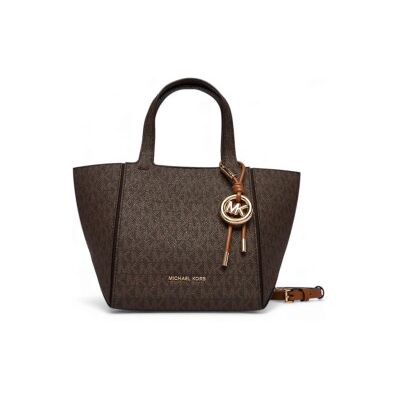 Michael Korstil Kvinder. 30r6g9jt9b Brun Shopper-Taske Med Monogram (Osfa), Casual, Polyester Michael Korstil Kvinder. 30r6g9jt9b Brun Shopper-Taske Med Monogram (Osfa), Casual, Polyester