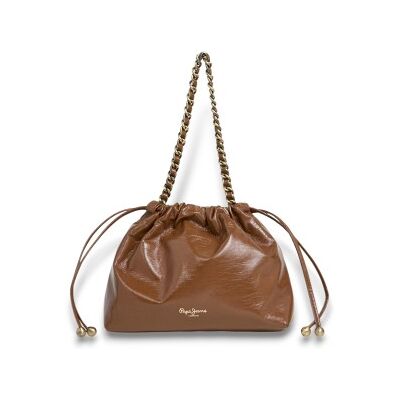 Pepe Jeanstil Kvinder. Pl0300036 Giselle Brun Taske (Osfa), Casual, Polyuretan Pepe Jeanstil Kvinder. Pl0300036 Giselle Brun Taske (Osfa), Casual, Polyuretan