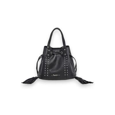 Pepe Jeanstil Kvinder. Pl0300123 Melia Gem Taske Sort (Osfa), Casual, Læder Pepe Jeanstil Kvinder. Pl0300123 Melia Gem Taske Sort (Osfa), Casual, Læder