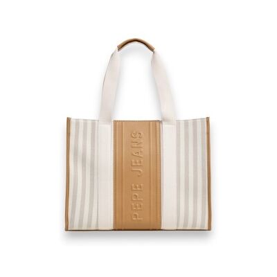 Pepe Jeanstil Kvinder. Pl0300139 Zenda Niza Beige Taske (Osfa), Casual, Polyester Pepe Jeanstil Kvinder. Pl0300139 Zenda Niza Beige Taske (Osfa), Casual, Polyester
