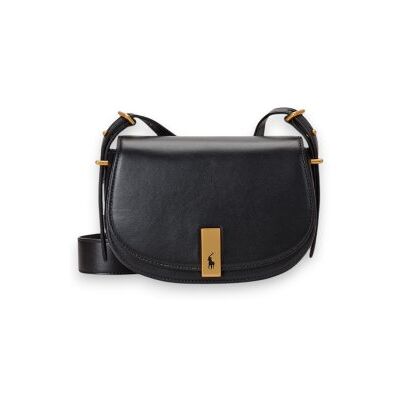 Polo Ralph Laurentil Kvinder. 428891391001 Sort Læder Saddle-Taske (Osfa), Casual Polo Ralph Laurentil Kvinder. 428891391001 Sort Læder Saddle-Taske (Osfa), Casual