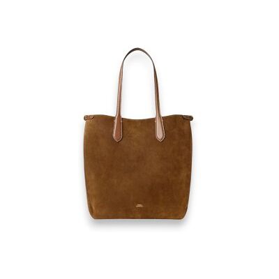 Polo Ralph Laurentil Kvinder. 428968152001 Bellport Tote-Taske I Brun Ruskind (Osfa), Casual Polo Ralph Laurentil Kvinder. 428968152001 Bellport Tote-Taske I Brun Ruskind (Osfa), Casual
