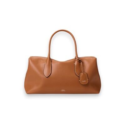 Polo Ralph Laurentil Kvinder. 428977211001 Bellport Satchel-Taske I Brunt Læder (Osfa), Casual Polo Ralph Laurentil Kvinder. 428977211001 Bellport Satchel-Taske I Brunt Læder (Osfa), Casual