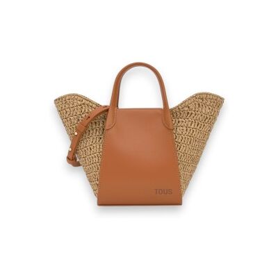 Toustil Kvinder. 2002438944 Tulip Raffia Camel Bæretaske Til Vugge (Osfa), Beige, Casual, Bast Toustil Kvinder. 2002438944 Tulip Raffia Camel Bæretaske Til Vugge (Osfa), Beige, Casual, Bast