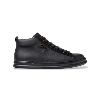 Campertil Mænd. K300550-004 Sneaker-Støvler I Skind Peu Touring Sort (43), Læder, Fast, Blonder, Casual Campertil Mænd. K300550-004 Sneaker-Støvler I Skind Peu Touring Sort (43), Læder, Fast, Blonder, Casual