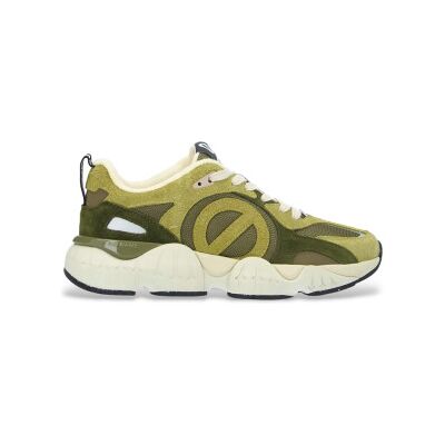 No Nametil Mænd. Qnvlas0 Krazee Runner Læder Sneakers Grøn (42), Fast, Blonder, Casual No Nametil Mænd. Qnvlas0 Krazee Runner Læder Sneakers Grøn (42), Fast, Blonder, Casual