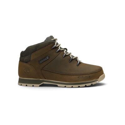 Timberlandtil Mænd. Tb0a2k84aka1 Læderstøvler Euro Sprint Mid Brun Grønlig Brun (43), Fast, Blonder, Casual, Udendørs Timberlandtil Mænd. Tb0a2k84aka1 Læderstøvler Euro Sprint Mid Brun Grønlig Brun (43), Fast, Blonder, Casual, Udendørs