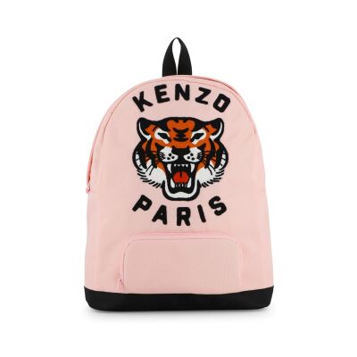Kenzo Kidsunisex Til Børn. K62154 Tigertaske Lyserød (Osfa), Casual, Pink, Polyester, Børnetøj Kenzo Kidsunisex Til Børn. K62154 Tigertaske Lyserød (Osfa), Casual, Pink, Polyester, Børnetøj