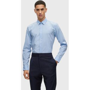 Hugotil Mænd. 50479396 Skjorte Ekstra Slim Fit Blå (44), Casual, Bomuld, Klassisk, Lange Ærmer Hugotil Mænd. 50479396 Skjorte Ekstra Slim Fit Blå (44), Casual, Bomuld, Klassisk, Lange Ærmer