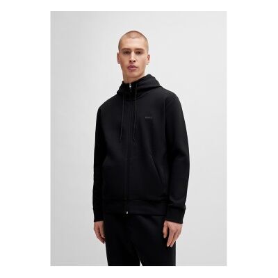 Bosstil Mænd. 50506161 Hængende Sweatshirt Sort (L), Casual, Bomuld, Lange Ærmer Bosstil Mænd. 50506161 Hængende Sweatshirt Sort (L), Casual, Bomuld, Lange Ærmer